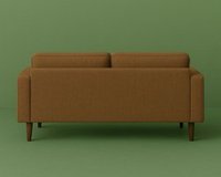 Brown sofa angle 1